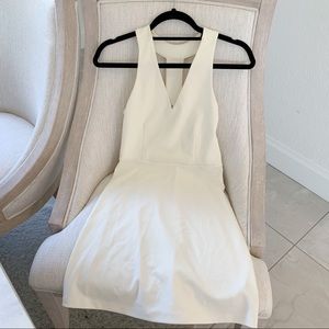 Sleeveless White Dress